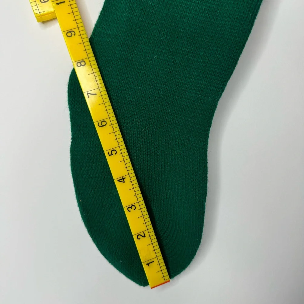 Vintage Knitted Christmas Stocking with‎ Santa Design